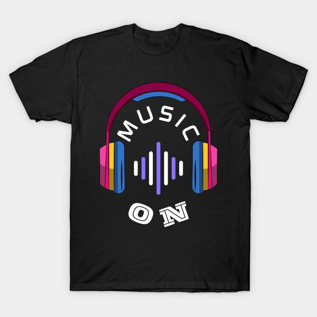 Music on T-Shirt by PARABDI